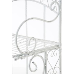 Estante independiente Antje blanco antiguo