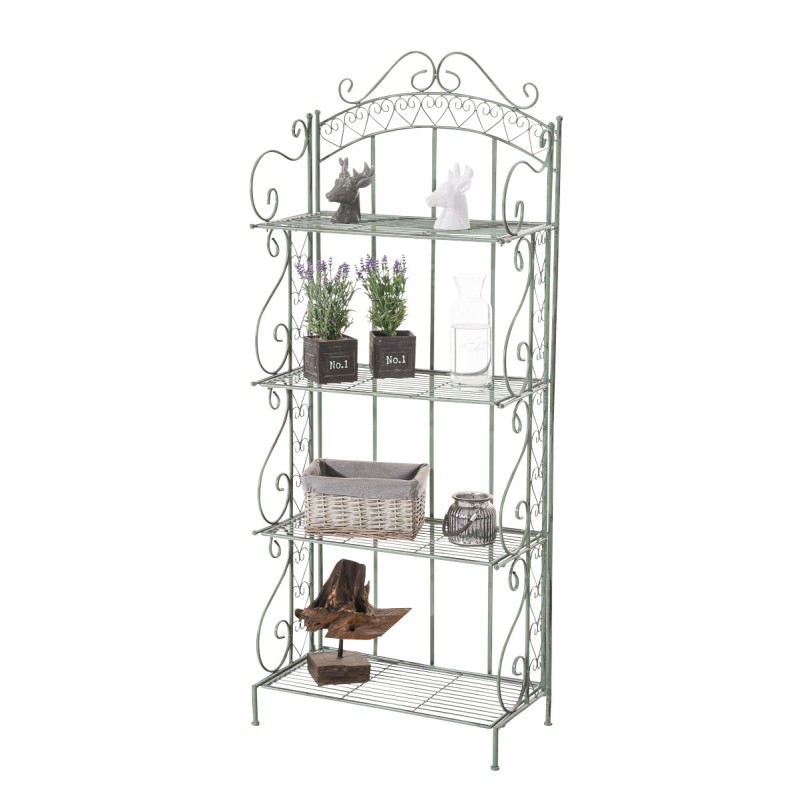 Estantería independiente Antje, verde antiguo