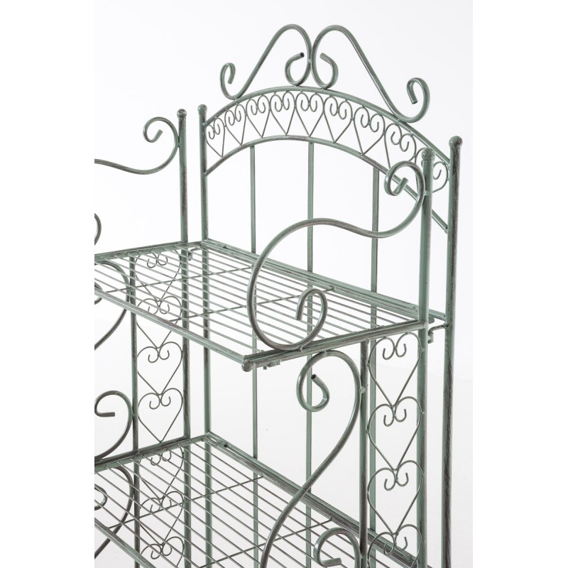 Estantería independiente Antje, verde antiguo