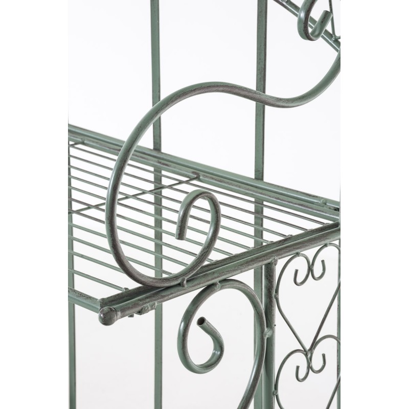 Estantería independiente Antje, verde antiguo