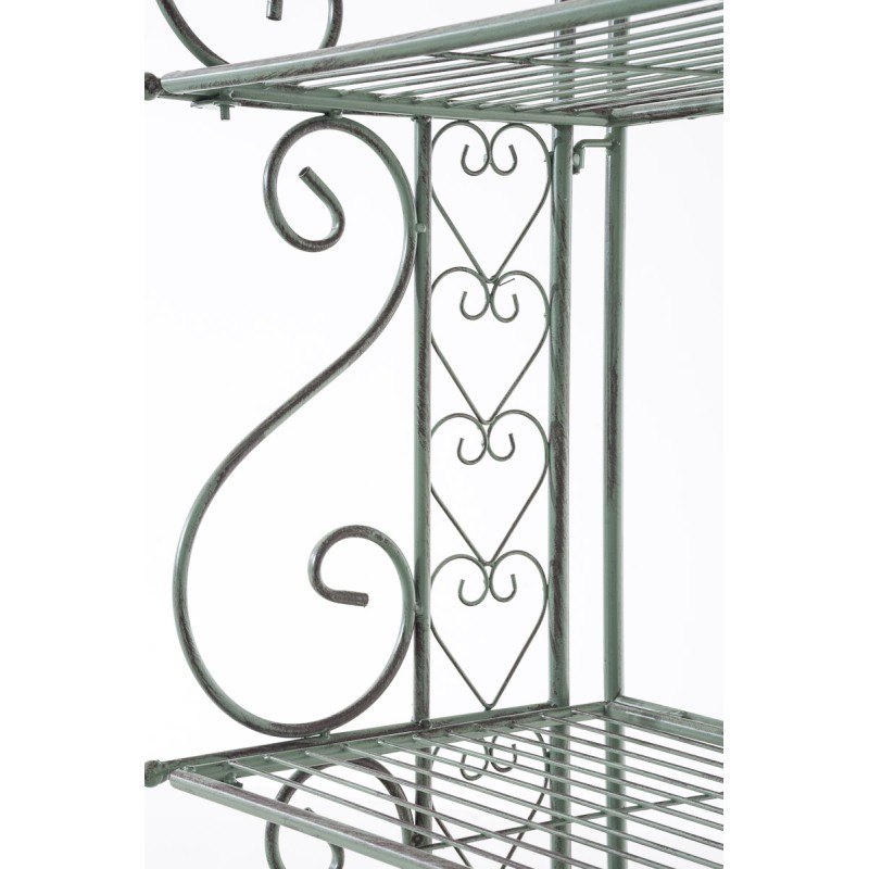 Estantería independiente Antje, verde antiguo