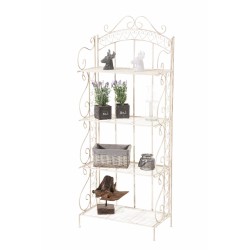 Estantería independiente Antje color crema antiguo