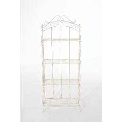 Estantería independiente Antje color crema antiguo