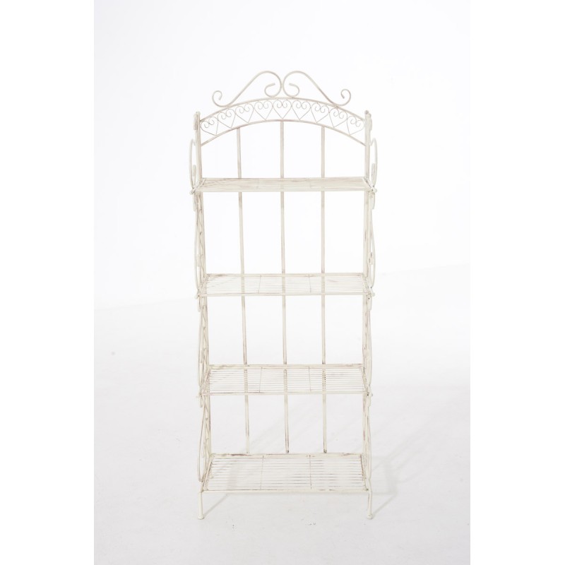 Estantería independiente Antje color crema antiguo