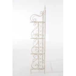 Estantería independiente Antje color crema antiguo