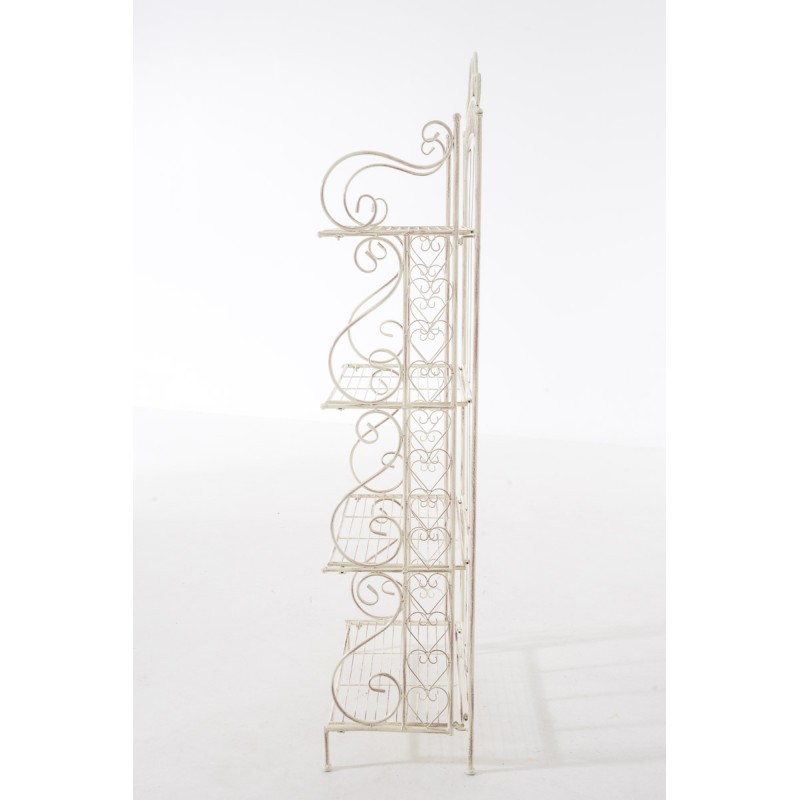 Estantería independiente Antje color crema antiguo