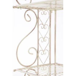 Estantería independiente Antje color crema antiguo