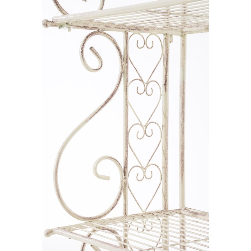 Estantería independiente Antje color crema antiguo