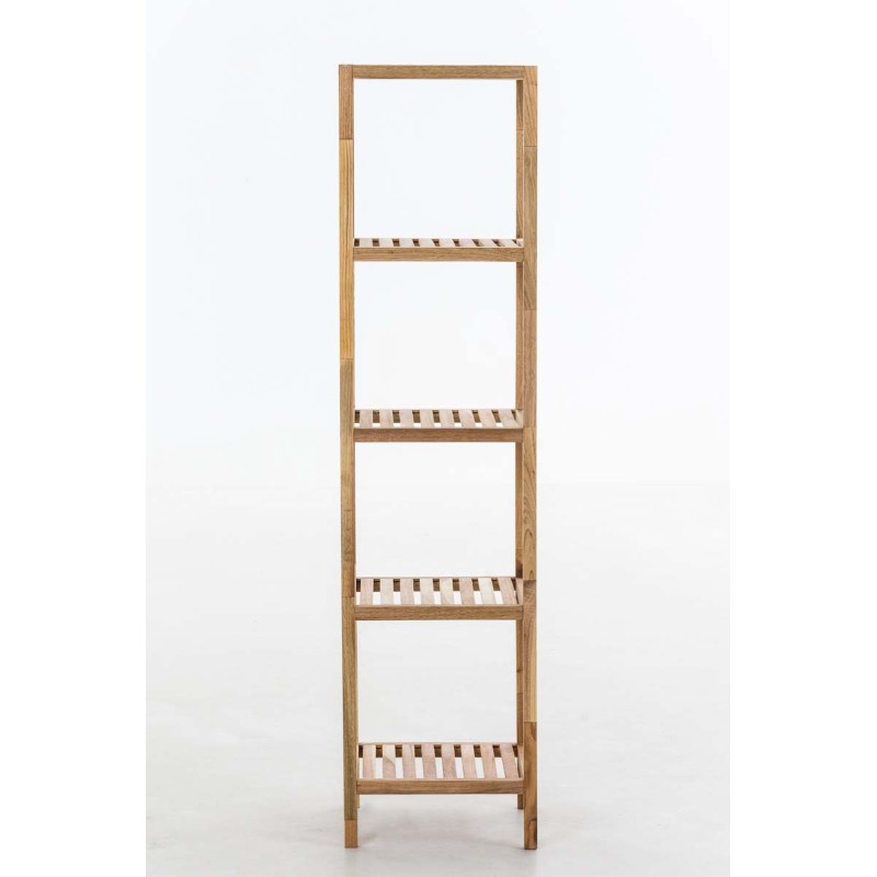 Estante de baño de nogal de 5 piezas Wiki