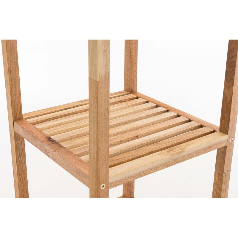 Estante de baño de nogal de 5 piezas Wiki