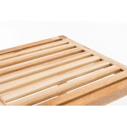 Estante de baño de nogal de 5 piezas Wiki