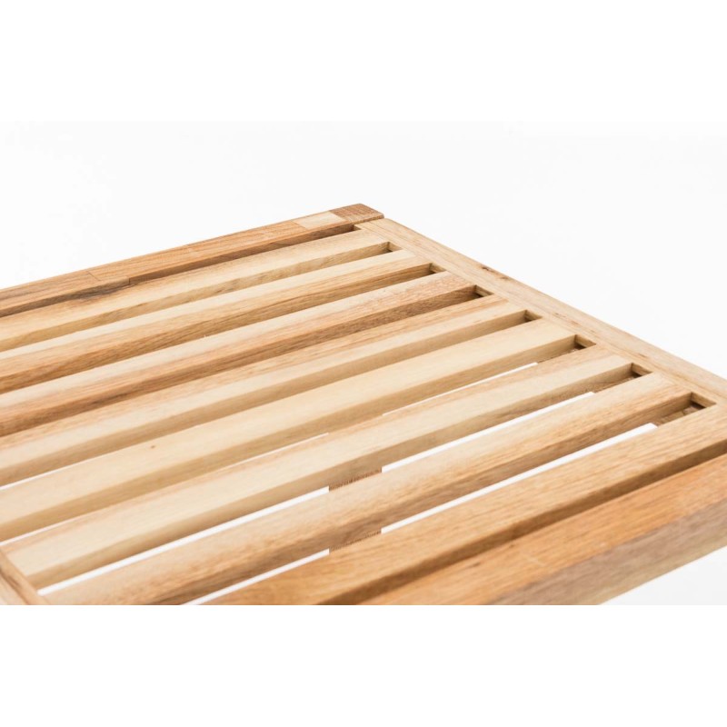 Estante de baño de nogal de 5 piezas Wiki