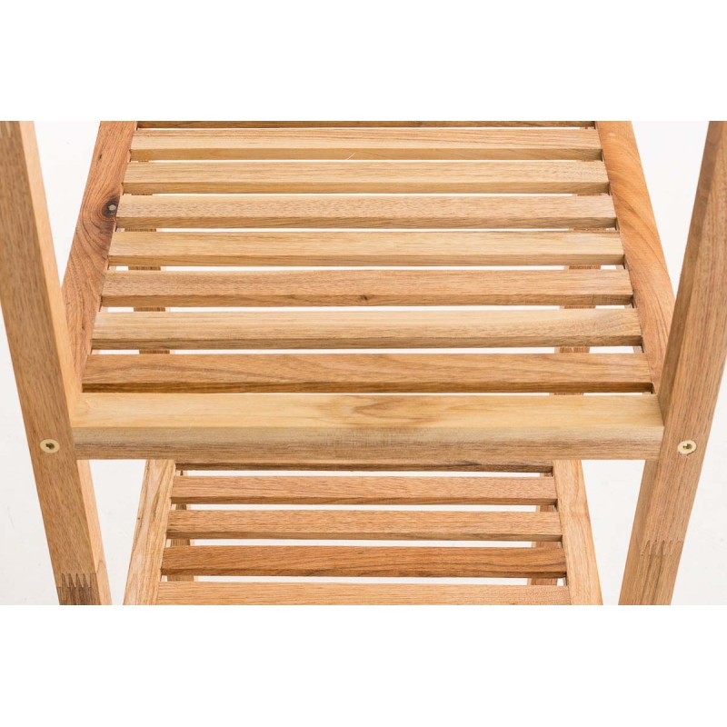 Estante de baño de nogal de 5 piezas Wiki