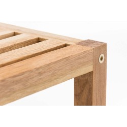 Estante de baño de nogal de 5 piezas Wiki