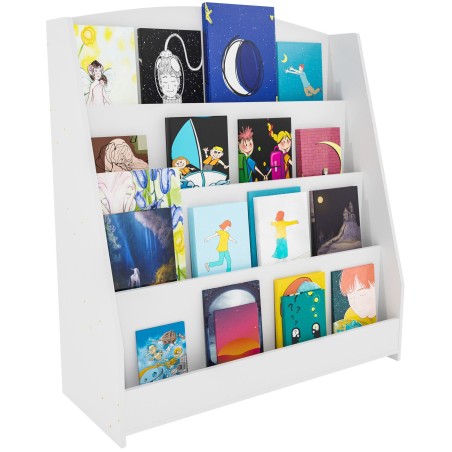 Librería blanca Melfa de 80 cm