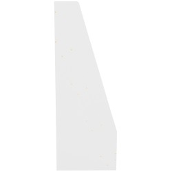 Librería blanca Melfa de 80 cm