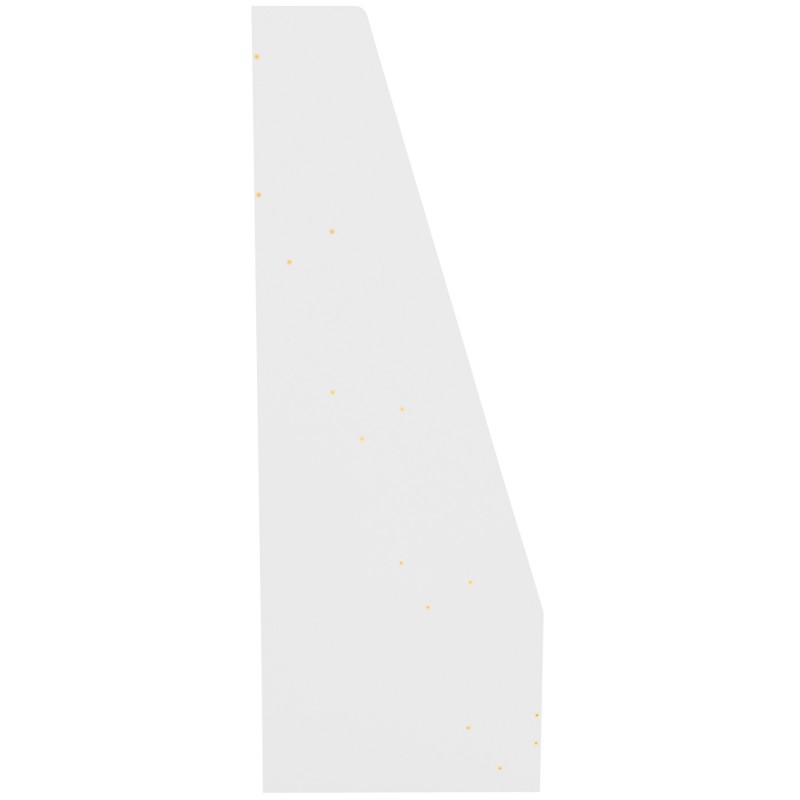 Librería blanca Melfa de 80 cm