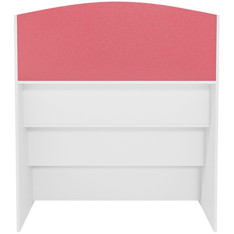 Librería blanca Melfa de 80 cm