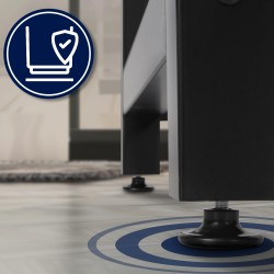 Estante para lavadora Medina negro