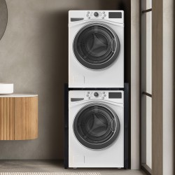 Estante para lavadora Medina negro