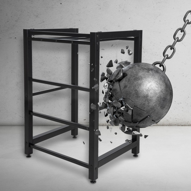 Estante para lavadora Medina negro