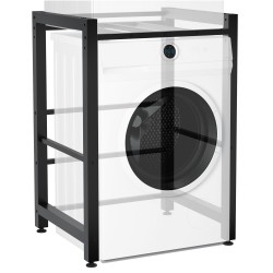 Estante para lavadora Medina negro