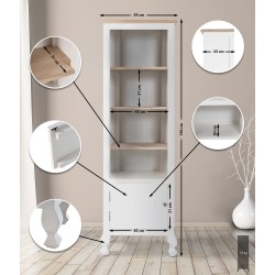 Estantería Dorma Natura/Blanca