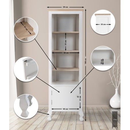 Estantería Dorma Natura/Blanca