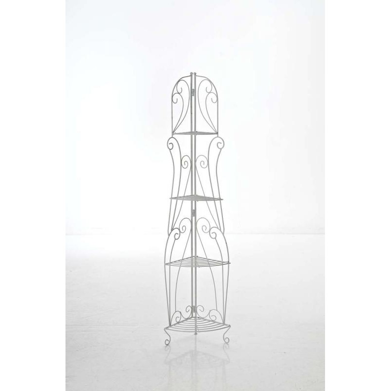 Estantería Irma, blanco antiguo