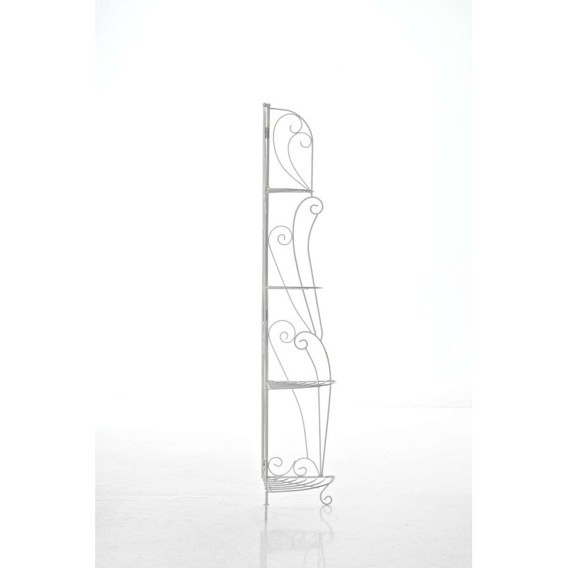 Estantería Irma, blanco antiguo