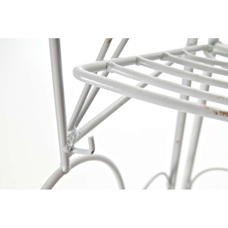 Estantería Irma, blanco antiguo