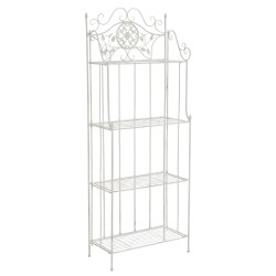 Estantería Flora blanca antigua