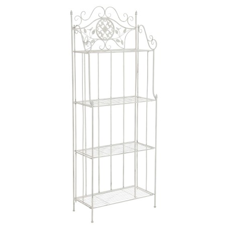 Estantería Flora blanca antigua