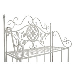 Estantería Flora blanca antigua