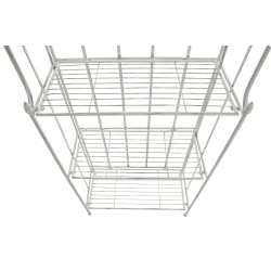 Estantería Flora blanca antigua