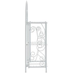 Estantería independiente rosa y blanca