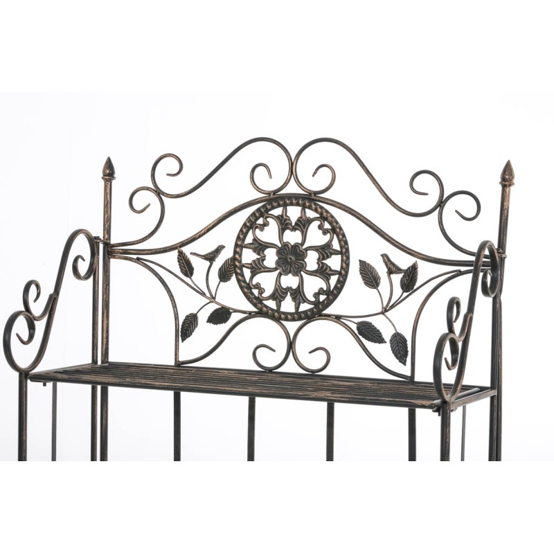 Estantería Flora de bronce