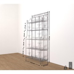 Estantería Ciara de bronce