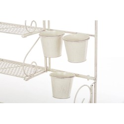 Estantería XL para plantas, acabado crema antiguo brillante