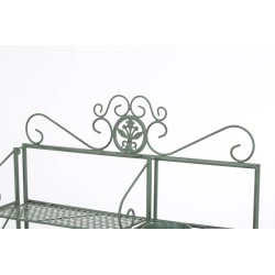 Estantería XL para plantas, verde antiguo brillante