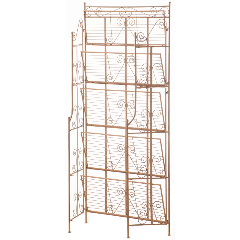 Estantería Ciara, marrón antiguo