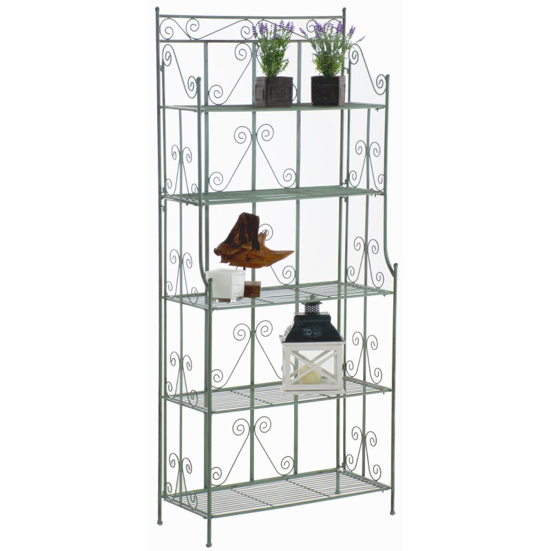 Estantería Ciara, verde antiguo