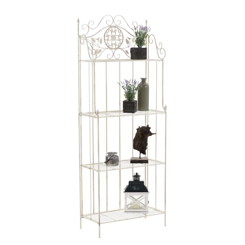 Estantería Flora color crema antiguo