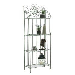 Estantería Flora Verde Antigua