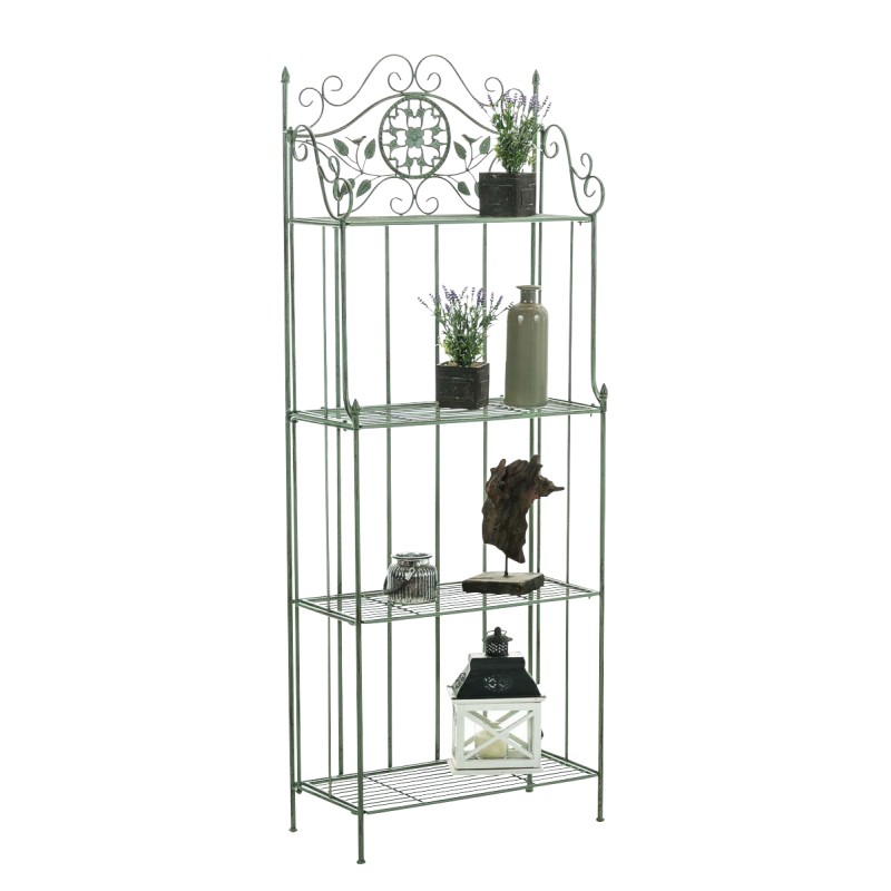 Estantería Flora Verde Antigua