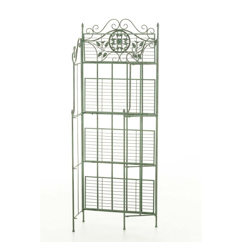 Estantería Flora Verde Antigua