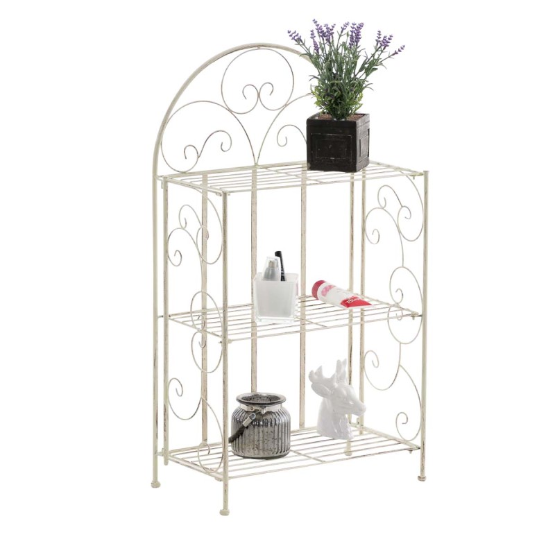 Estantería independiente, color crema rosa antiguo