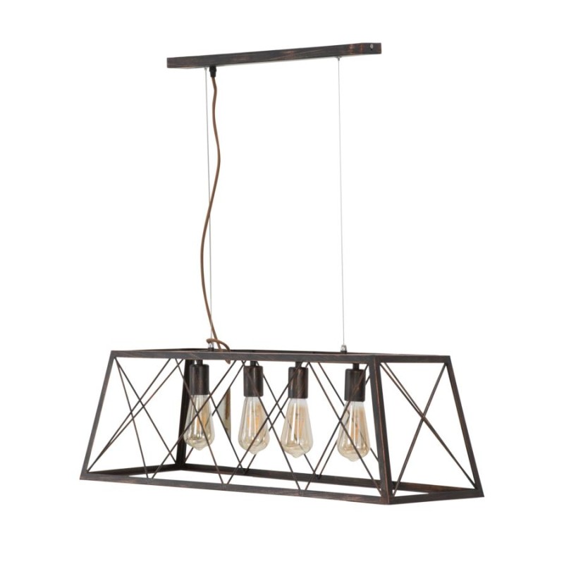 Lámpara de techo industrial XXL – Diseño robusto y atrevido 78x30x26,5 cm