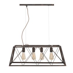 Lámpara de techo industrial XXL – Diseño robusto y atrevido 78x30x26,5 cm