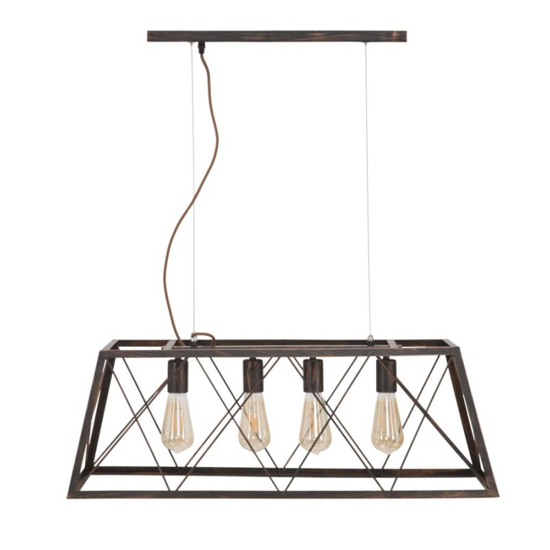 Lámpara de techo industrial XXL – Diseño robusto y atrevido 78x30x26,5 cm